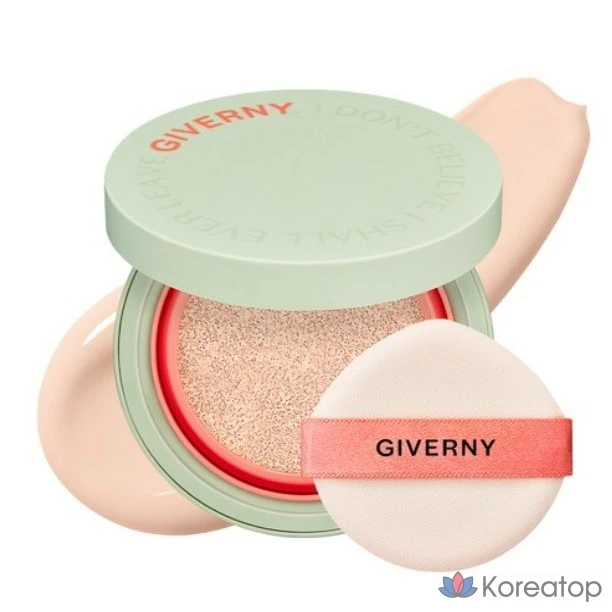 Тональный крем-кушон Giverny Close Cover 12 г, цвет фарфор (17), 1 шт.