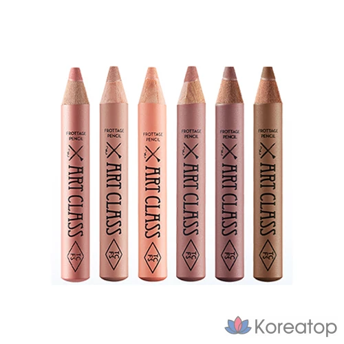 Набор карандашей для фроттажа Too Cool for School Art Class, 13 штук, нежно-коричневый, 1 шт., фото 6