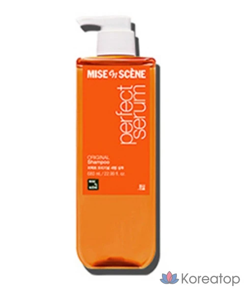 Mise-en-scène Perfect Original Serum Shampoo, 900 мл, 1 флакон, фото 5