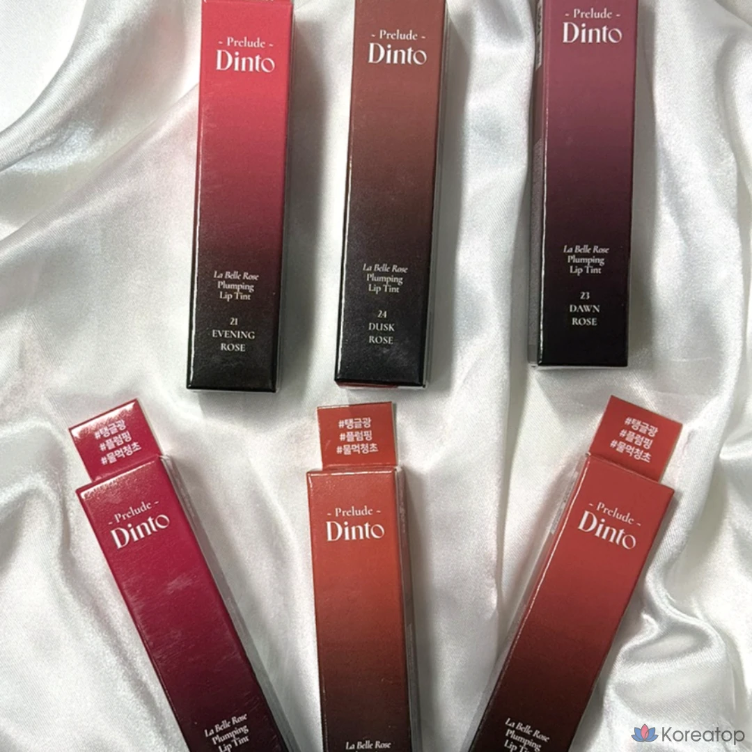 Prilude Dinto Labelle Rose Plumping Lip Tint, 1 шт., 5 г, 21-Evening Rose