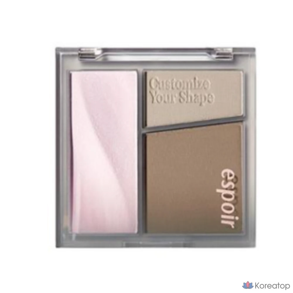 Палетка для контурирования Espoir Tone Pairing Contour Palette, № 2, холодный серый, 1 шт.