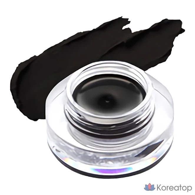 Гелевая подводка для глаз Tony Moly Back с длинной кистью, № 1, черная, 1 шт., фото 7