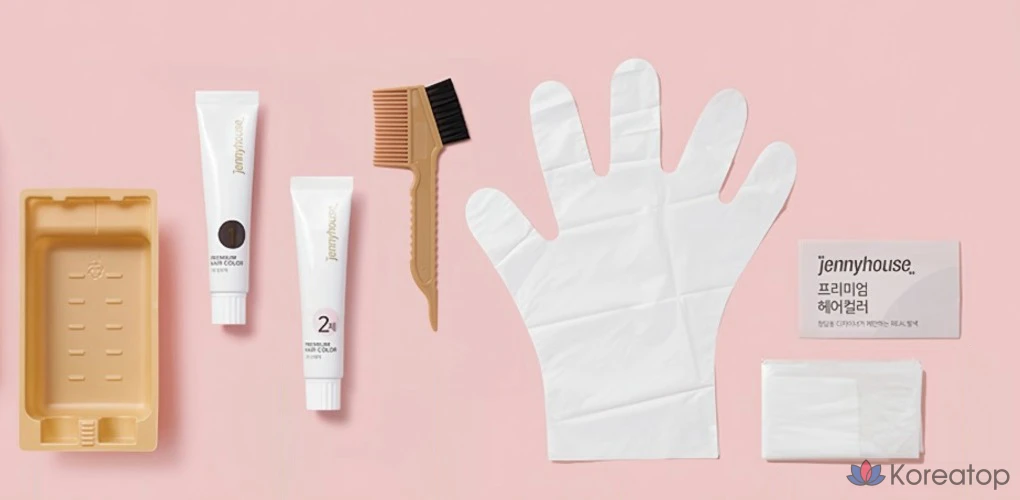 Краска для волос JennyHouse Cosmetics, черный 1N, 1 шт., фото 5