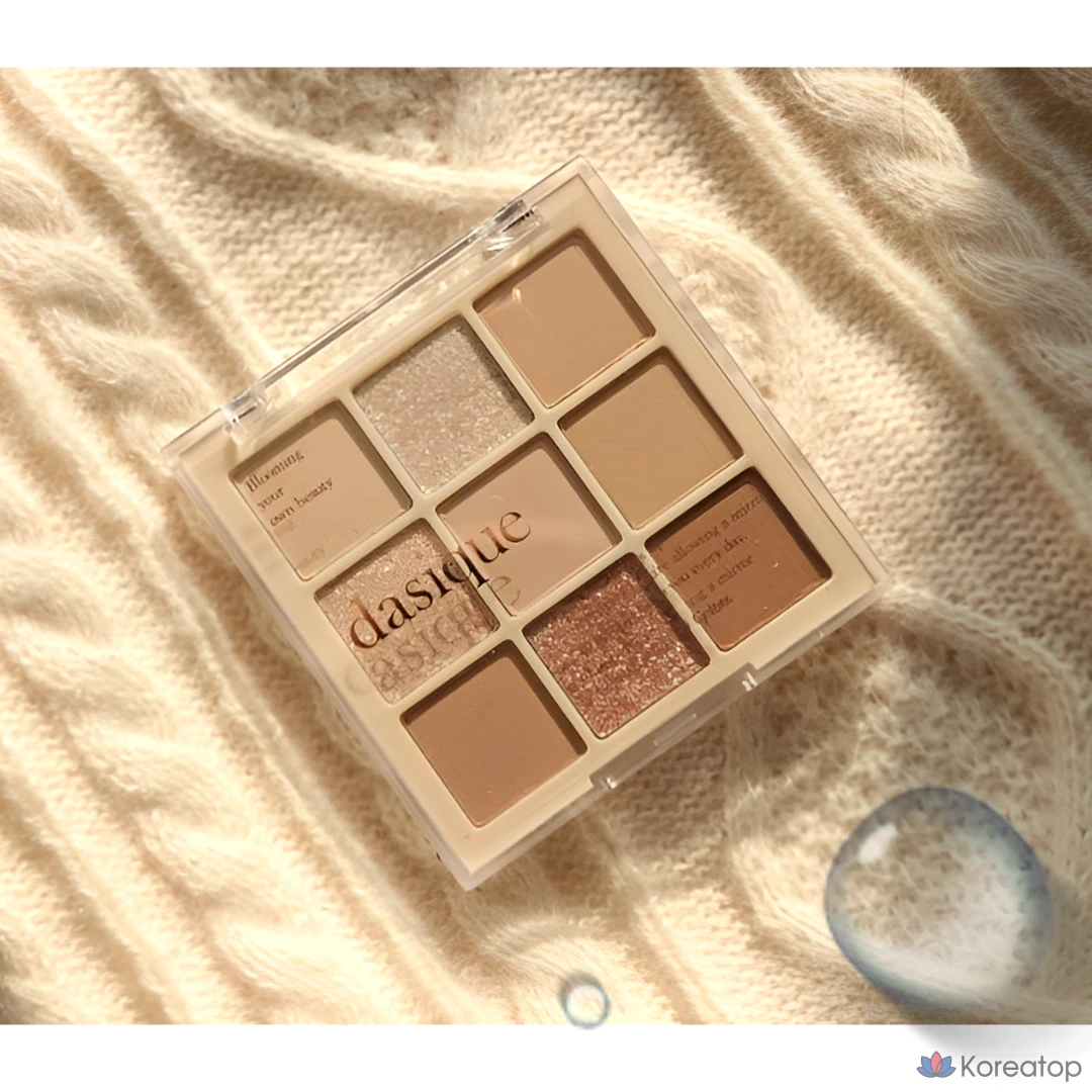 Палетка теней для век Dasique, оттенок 07 Milk Latte, 1 шт.