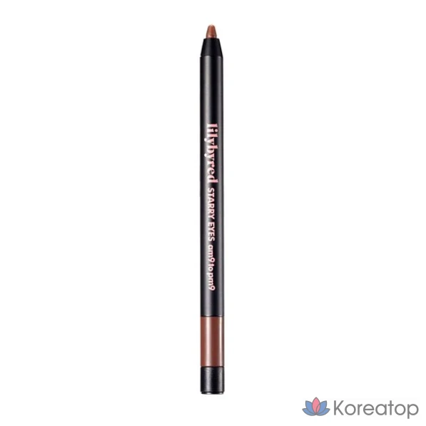 Гелевая подводка для глаз Lilybyred Stareyes Nine to Nine, 0,5 г, № 7, матовый коричневый, 1 шт.