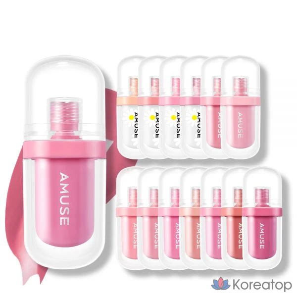 Гель-тинт для губ Amuse Gel Fit Tint, 3,8 г, 09 Персиковый Кокос, 1 шт.