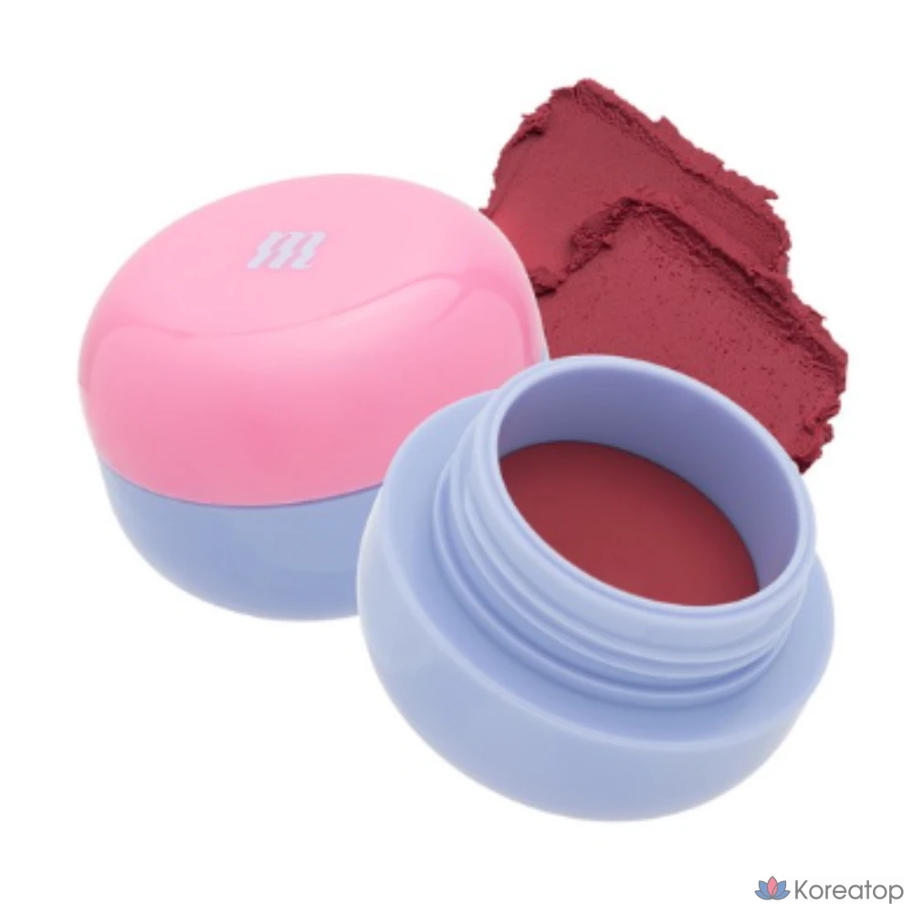 Мусс для губ MERZY Blurry, 6 г, 1 шт., BL7 Deep Cherryish (темно-вишневый)