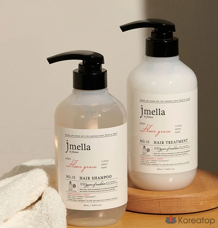 Средство для ухода за волосами Jmella Fleur Grace, личи и пион, 500 мл, 1 шт.