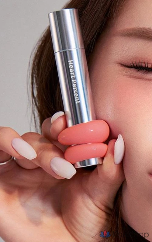 Тинт для губ Heart Percent Dot On Mood One Way Glow, 4 г, 05 Rosy Balm, 1 шт., фото 2