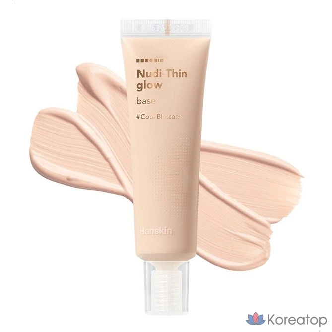 База под тени HANSKIN Nude Scene Glow Base, 1 шт., оттенок Cool Blossom, фото 2