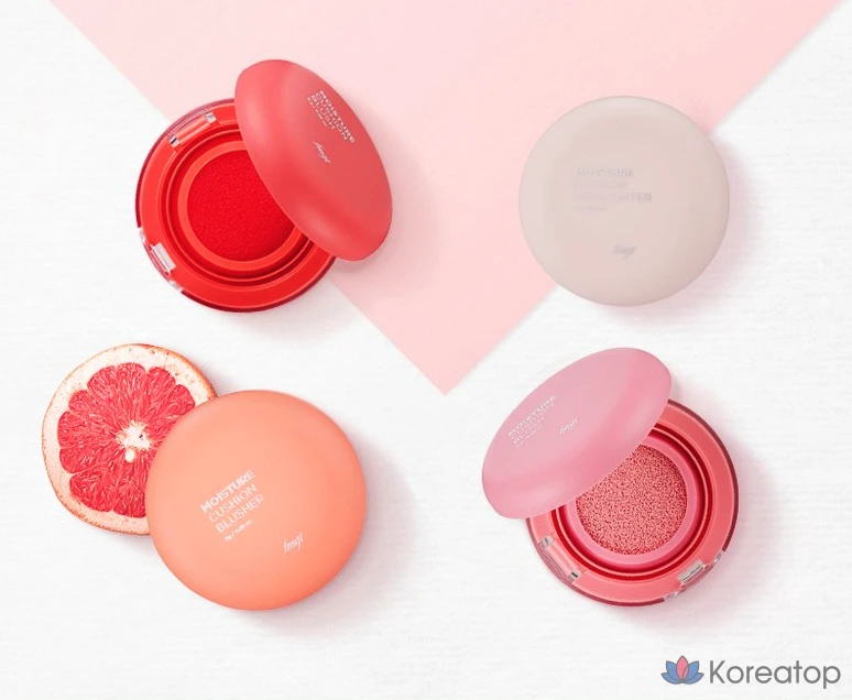 Увлажняющие румяна-кушон The Face Shop 8 г, 01 красный, 1 шт., фото 3