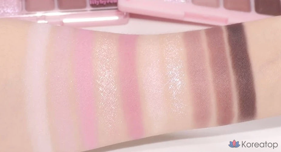 Палетка теней для век Lilybyred Mood Keyboard Eye Palette, оттенок 09 Milky Berry Stereo, 1 шт., фото 4