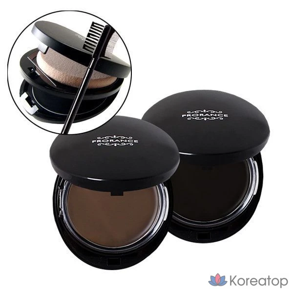 Тональный крем для волос Prorance Hair Foundation для закрашивания седых волос, черный, № 01, 1 шт.