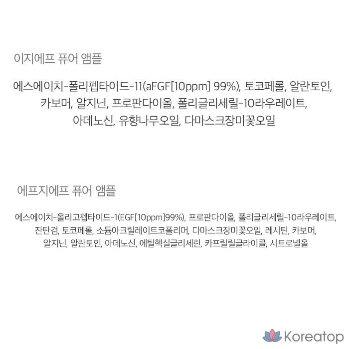 Swanicoco EFG 10ppm Pure Ampoule + FGF 10ppm Pure Ampoule, 30 мл, 1 шт.