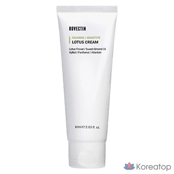Увлажняющий крем Rovectin Calming Lotus Clean Lotus Water, 60 мл, 1 шт.