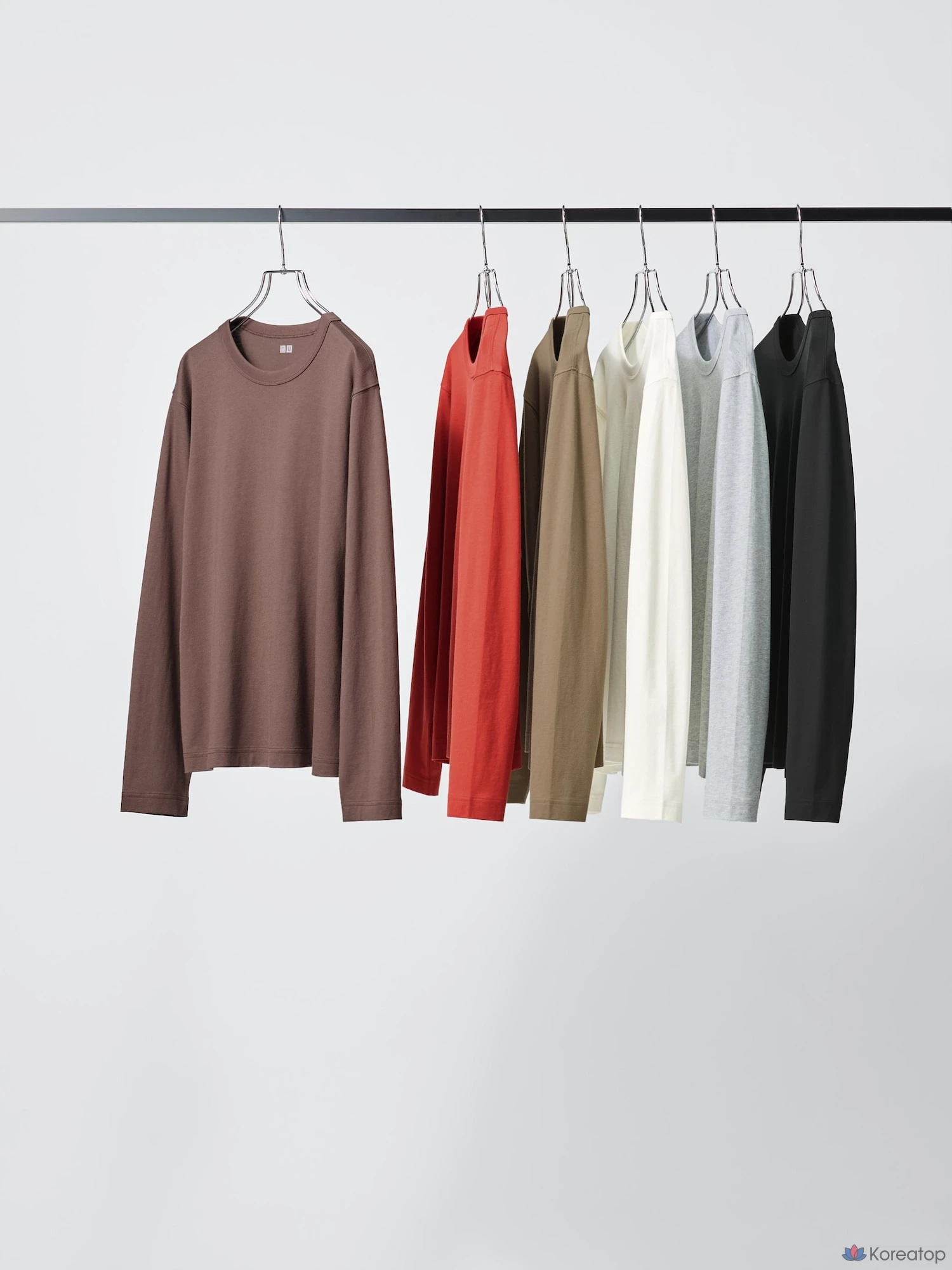 Футболка с длинным рукавом Uniqlo Supima Cotton T