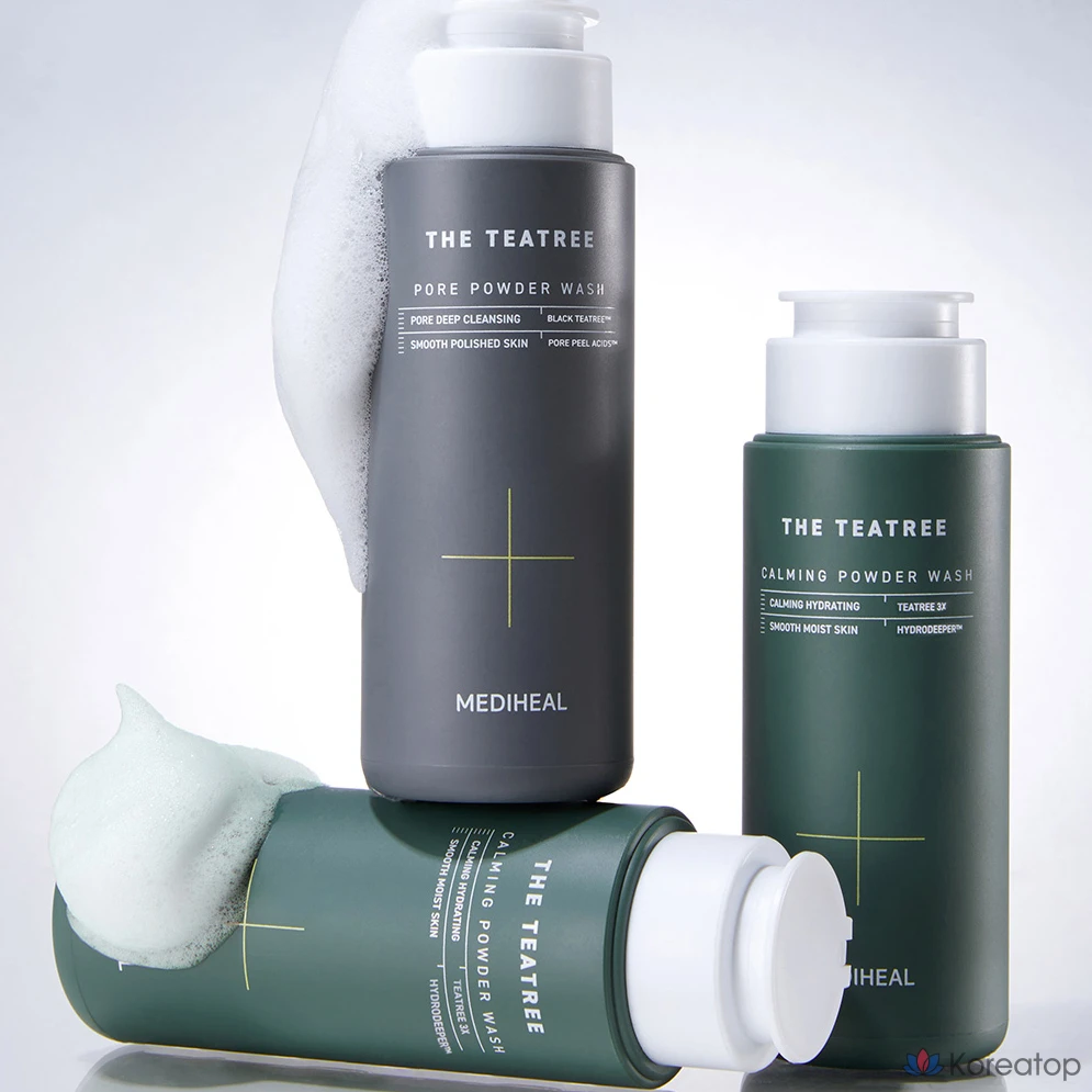 Очищающая пудра MEDIHEAL The Tea Tree Pore Wash Cleansing Powder, 50 г, 1 шт.