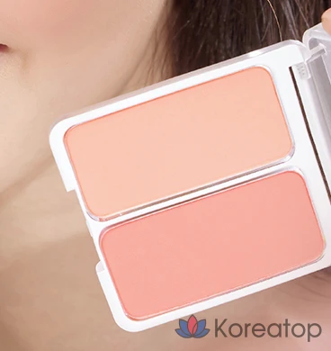 Румяна 2an Dual Cheek Blusher, оттенок 03 Coco Coral, 9 г, 1 шт.