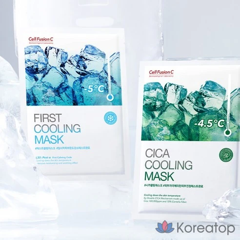 Cell Fusion C Маска косметическая Восстановление Для всех типов кожи 5p + Охлаждающая подушка 10p