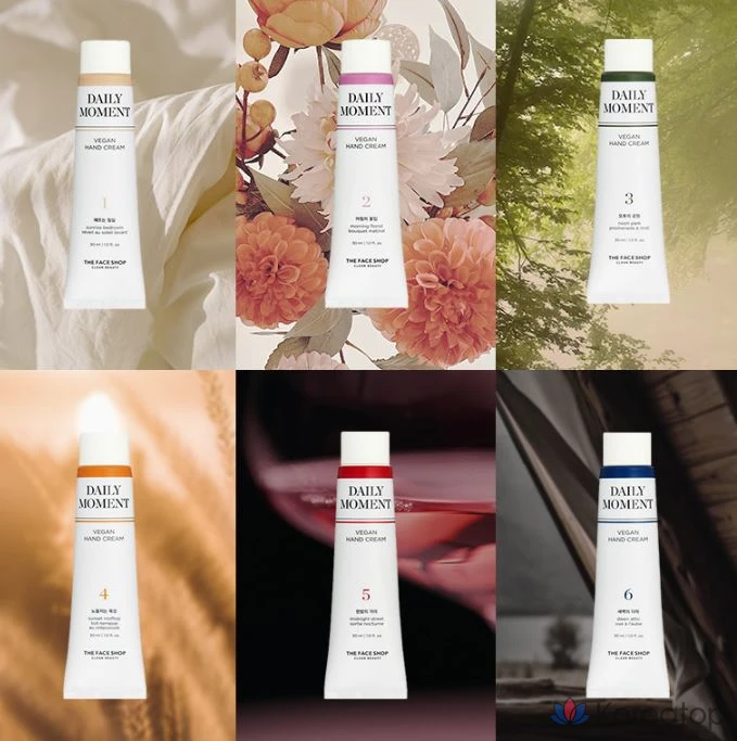 Крем для рук The Face Shop Daily Moment Vegan, аромат «Утренний цветок», 30 мл, 1 шт.