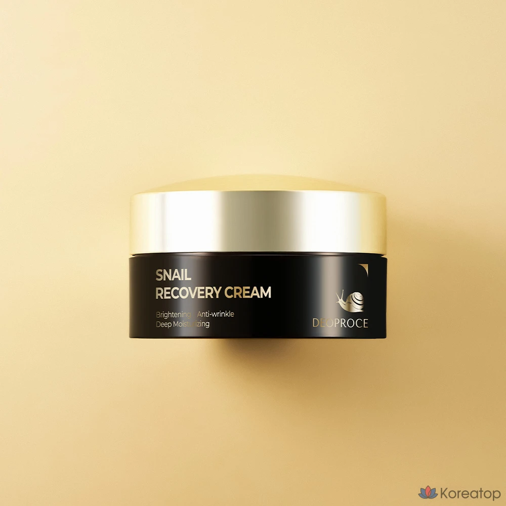 Восстанавливающий крем Deoproce Snail, 100 г, 1 шт.