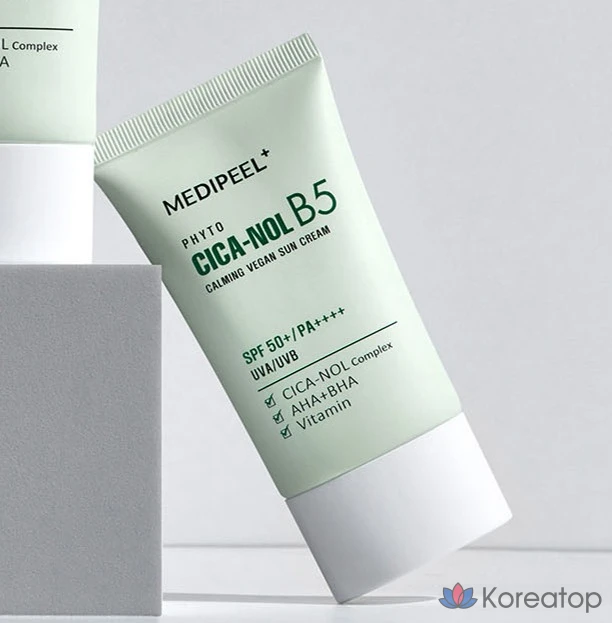 Солнцезащитный крем Medi-Peel Phyto Cicano B5 Vegan Calming Sunscreen SPF50+ PA++++, 50 мл, 1 шт.