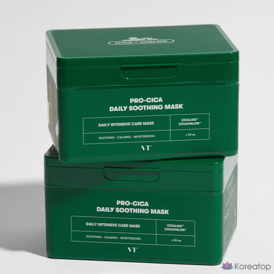 Тканевая маска для лица VT Cosmetics Pro Cica Daily Soothing Mask, 150 шт., фото 9