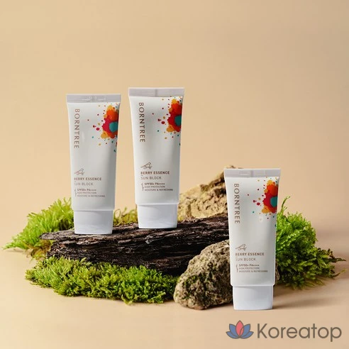 Солнцезащитный крем с ягодной эссенцией BORNTREE 50 мл SPF50+ PA++++