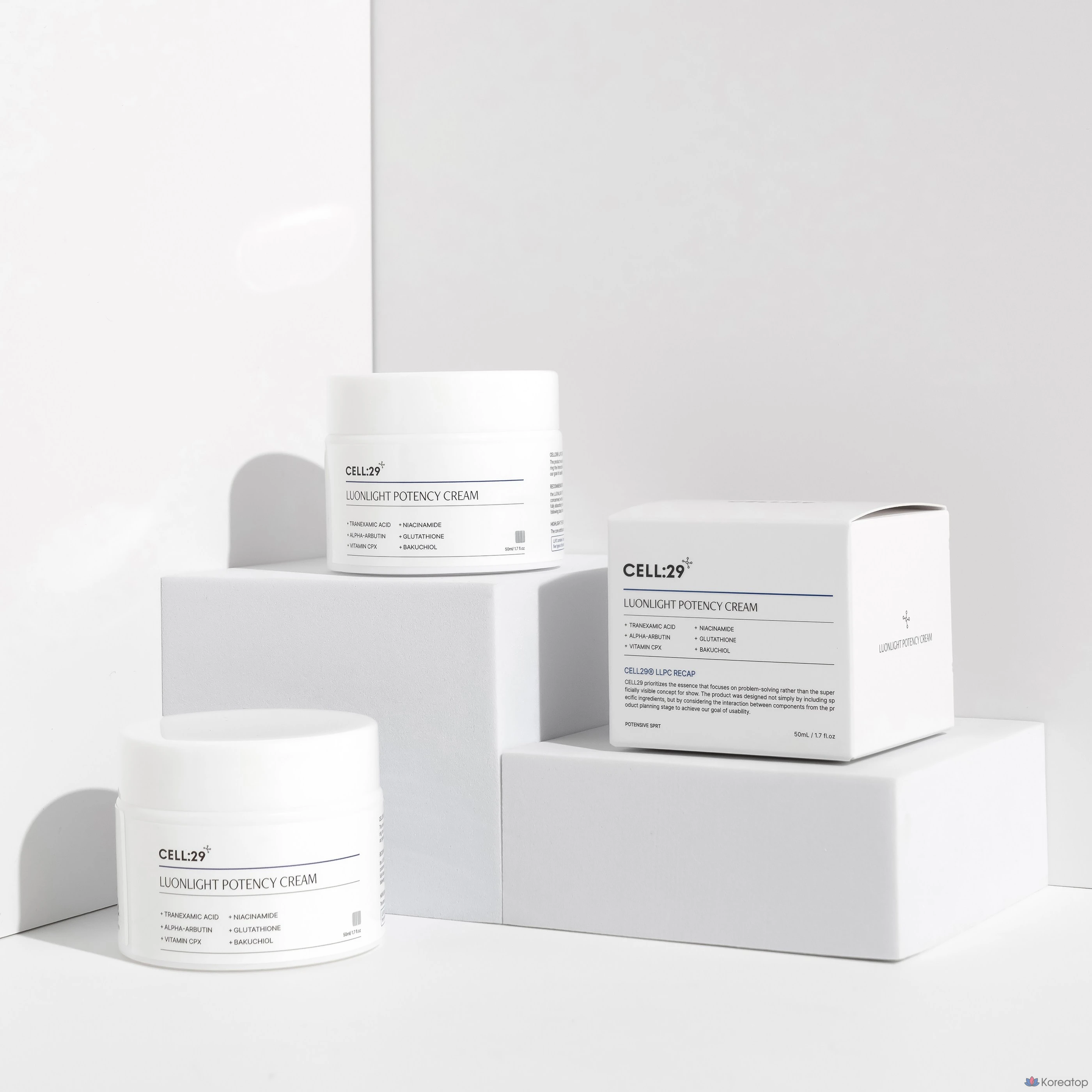 Отбеливающий крем Cell29 Luon Light Potency Tranexamic Acid, 50 мл, 1 шт.