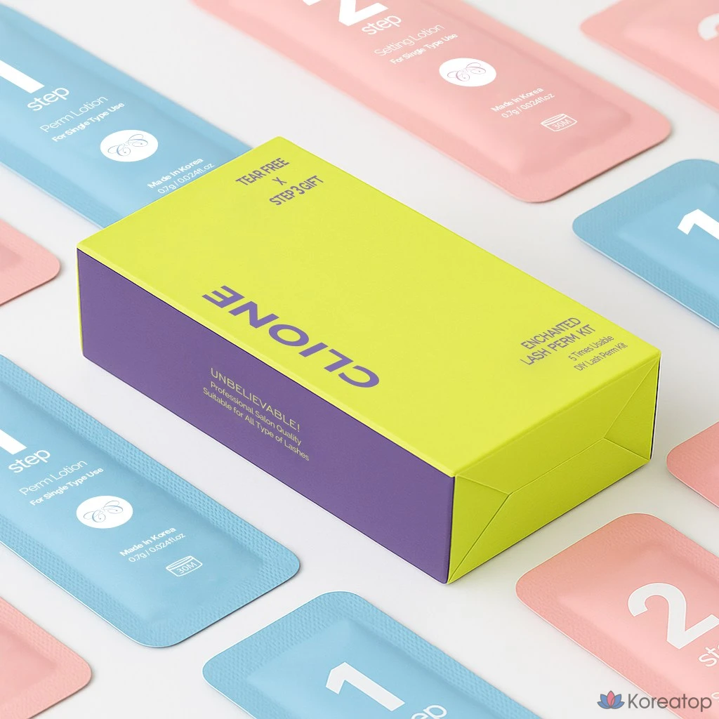 Набор для самостоятельной завивки ресниц Cosnori Vegan Self-Eyelash Perm, 5 сеансов, 1 шт.