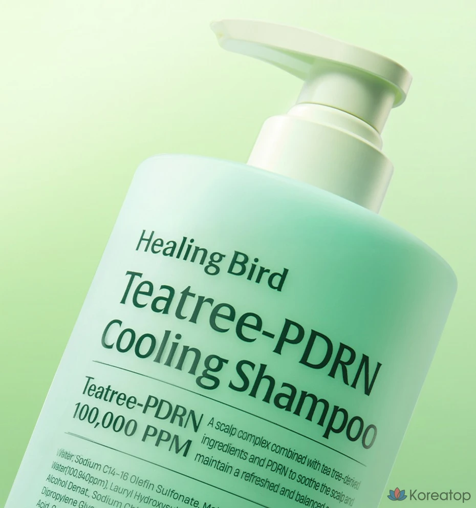 Шампунь Healing Bird Tea Tree PDRN Cooling, 500 мл, 1 шт.