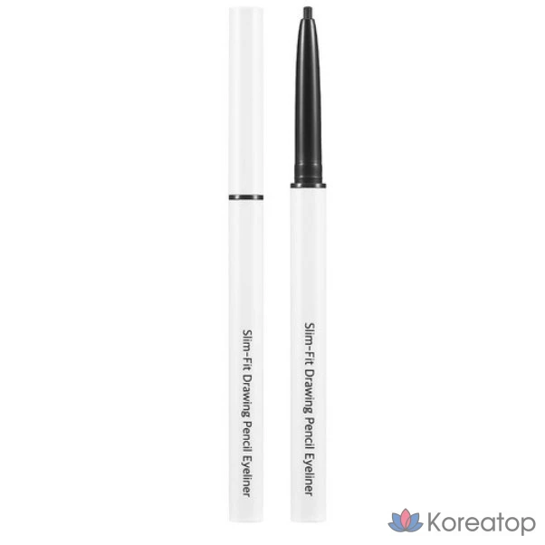 Подводка для глаз Ottie Slim Fit Drawing Pencil, черная, 1 шт.