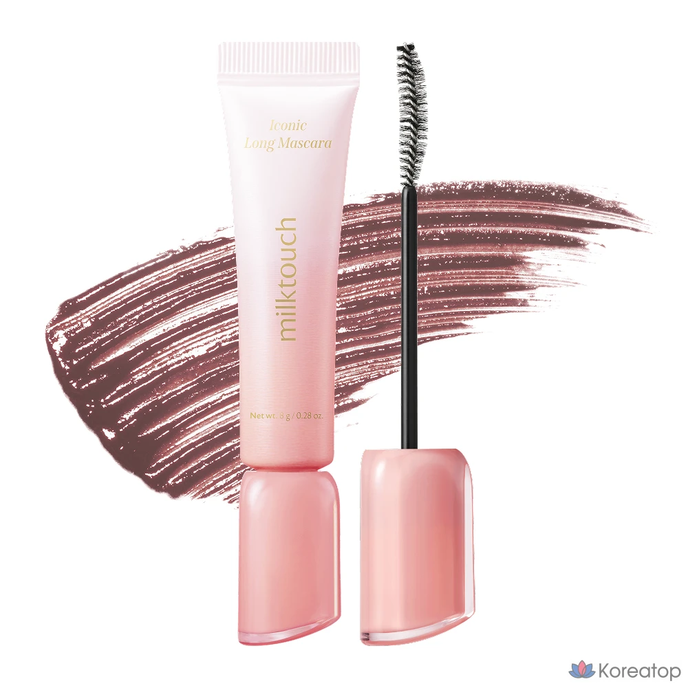 Тушь Milk Touch 24h Lasting Strong Long Lash Iconic, оттенок Ash Pink, 1 шт.