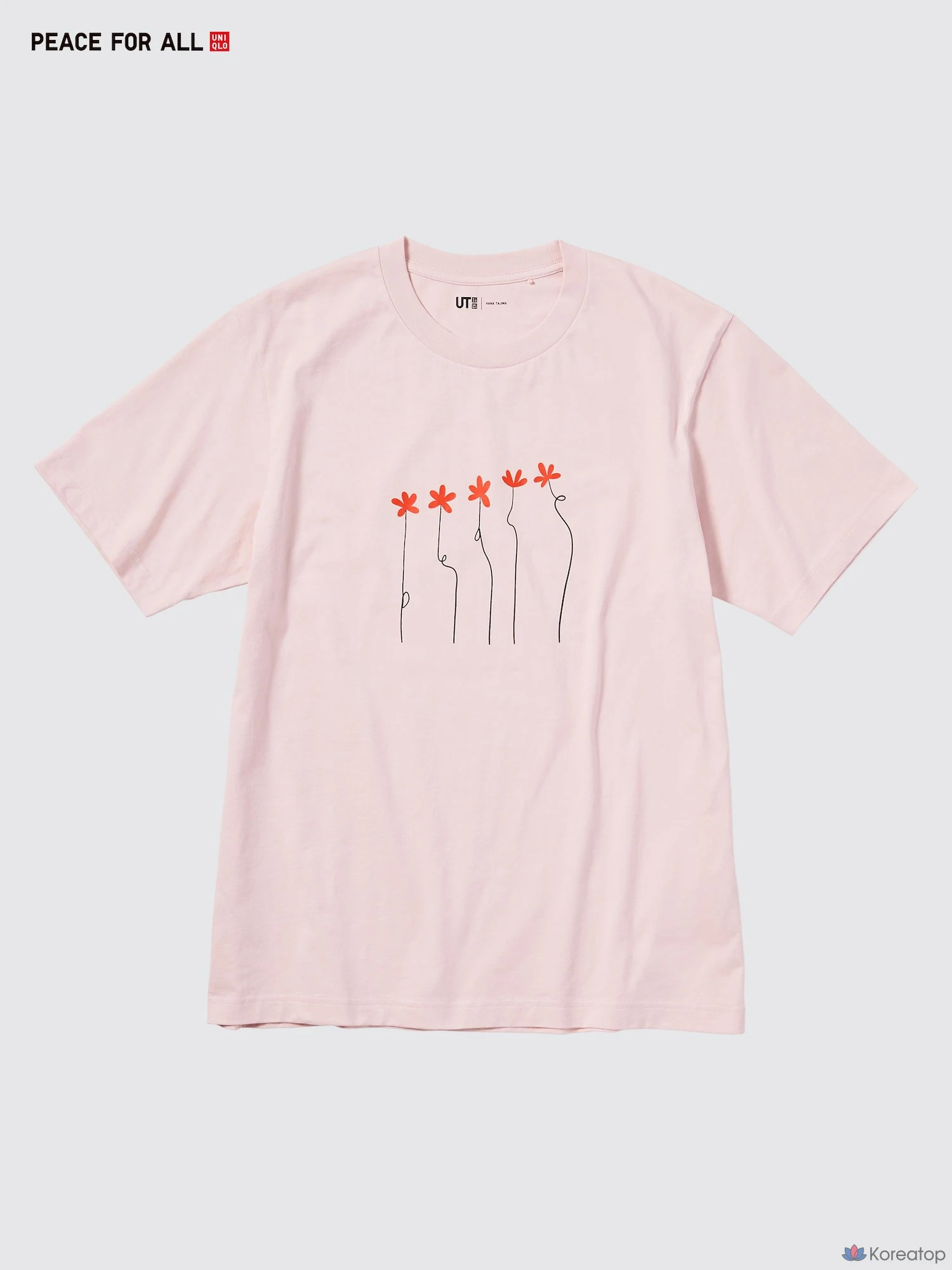 Футболка Uniqlo PEACE FOR ALL Graphic T-Shirt Regular Fit HANA TAJIMA