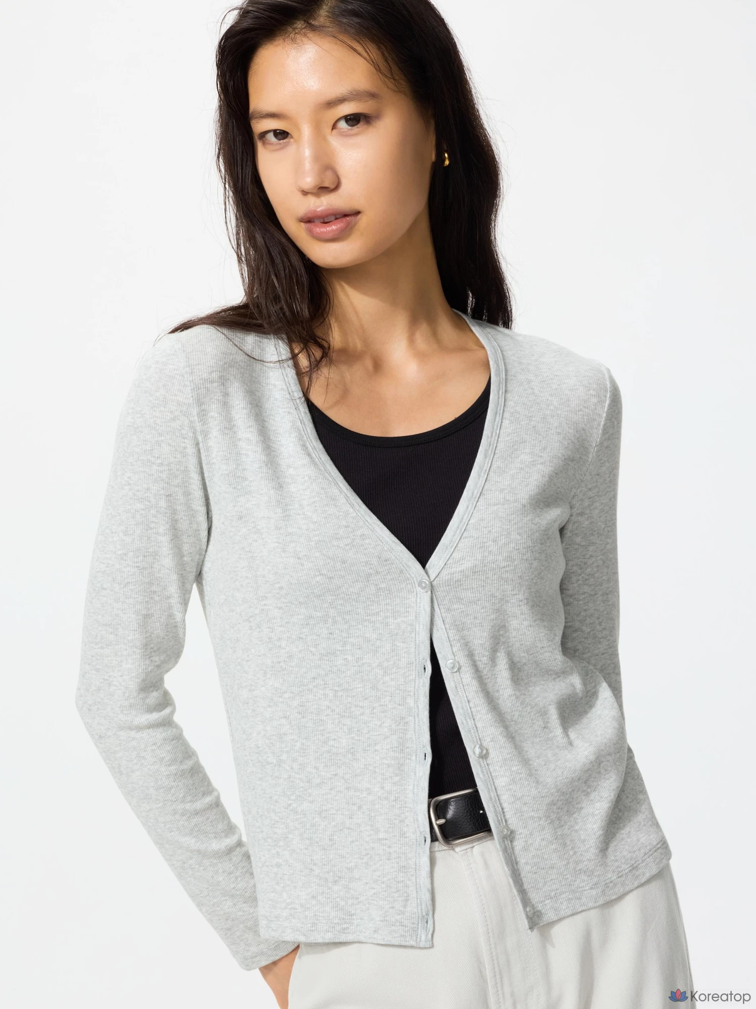 Кардиган Uniqlo Rib V-Neck