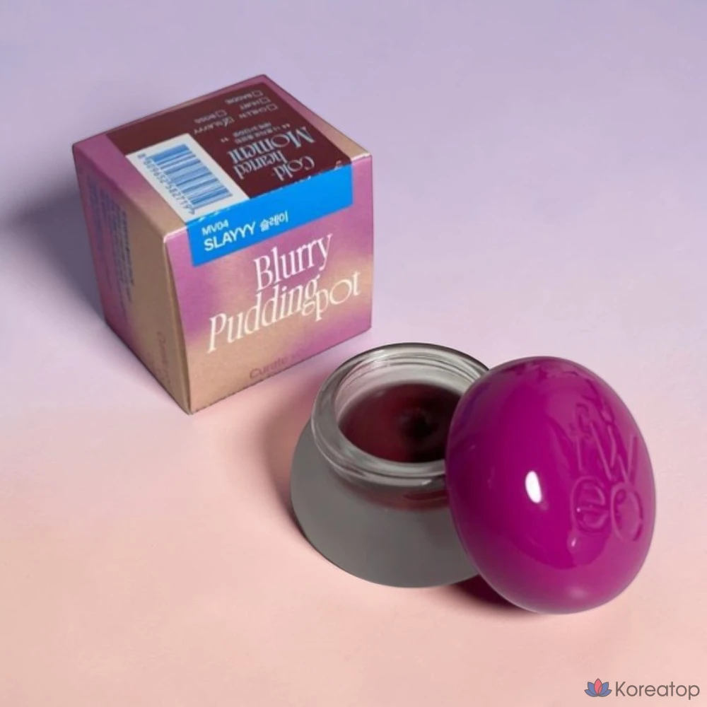 Тинт для губ и щек fwee Lip & Cheek Blurry Pudding Pot, оттенок MV03 Beady, 5 г, 1 шт., фото 2