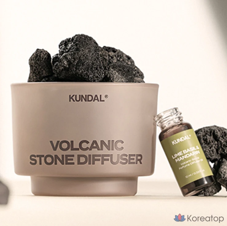 Диффузор Kundal Volcanic Stone Perfume Diffuser Set, аромат Lime Basil &amp; Mandarin, 10 мл, 1 шт.