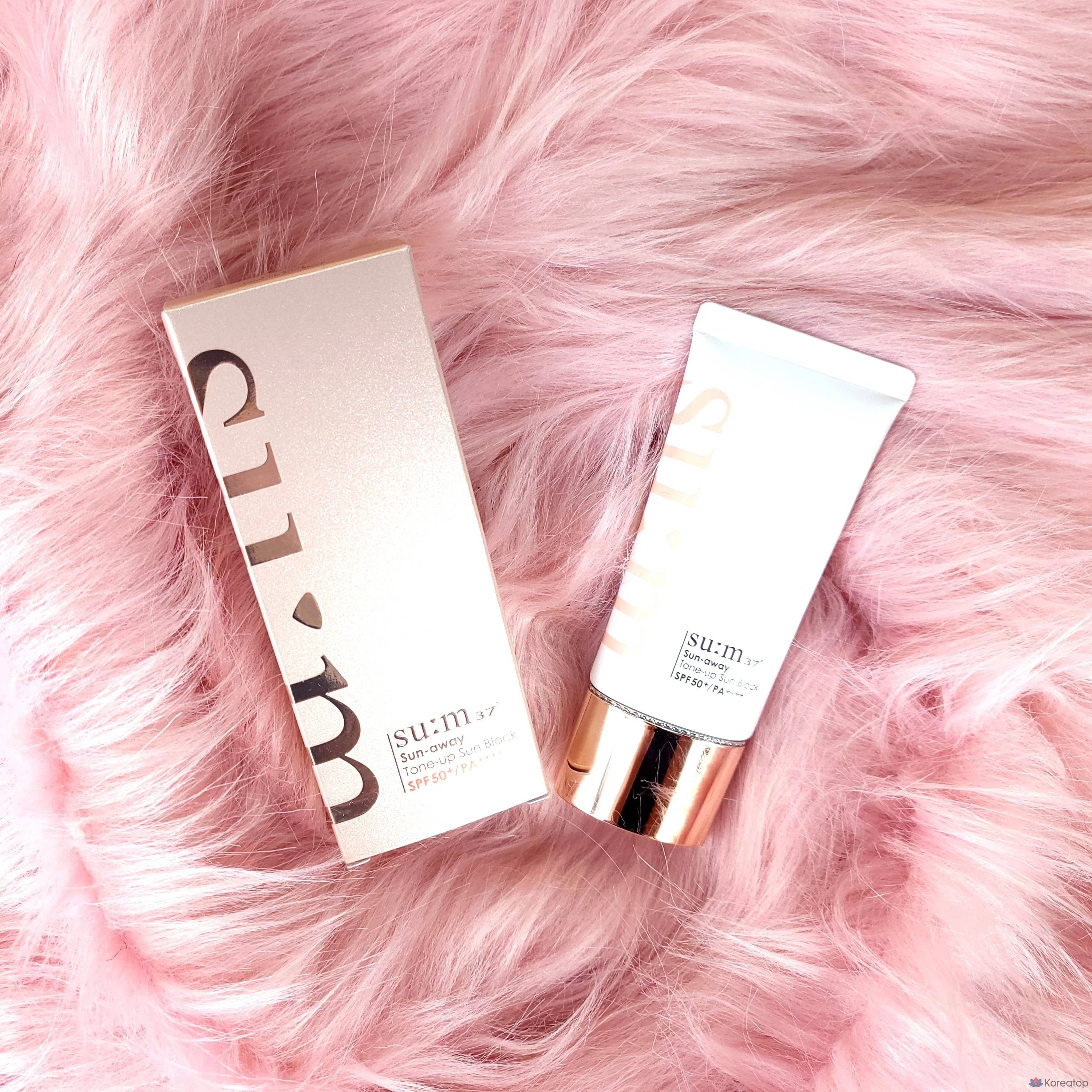 Солнцезащитный крем 37 Degree Sun Away Tone-Up, 50 мл + крем 10 мл, 1 шт.