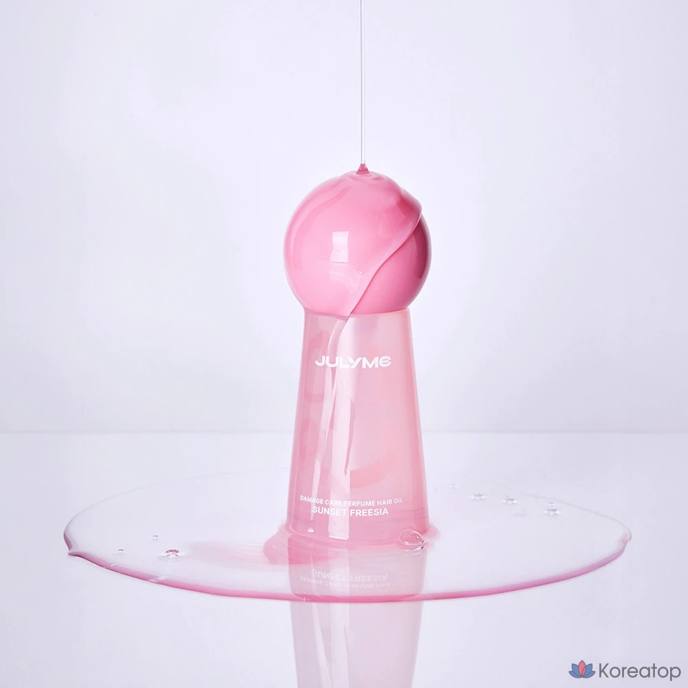 Jul7me Daily Extreme Damaged Hair Care Высококонцентрированная эссенция для придания блеска поврежденным волосам, освежающее, нелипкое масло для волос с ароматом фрезии «Закат», 1 шт., 30 мл