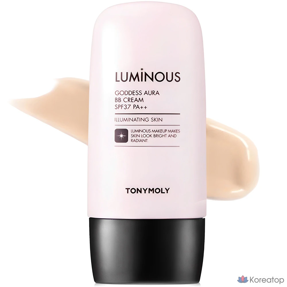 BB-крем Tony Moly Luminous Goddess Glow SPF37 PA++, № 1, ярко-бежевый, 45 г, 1 шт.