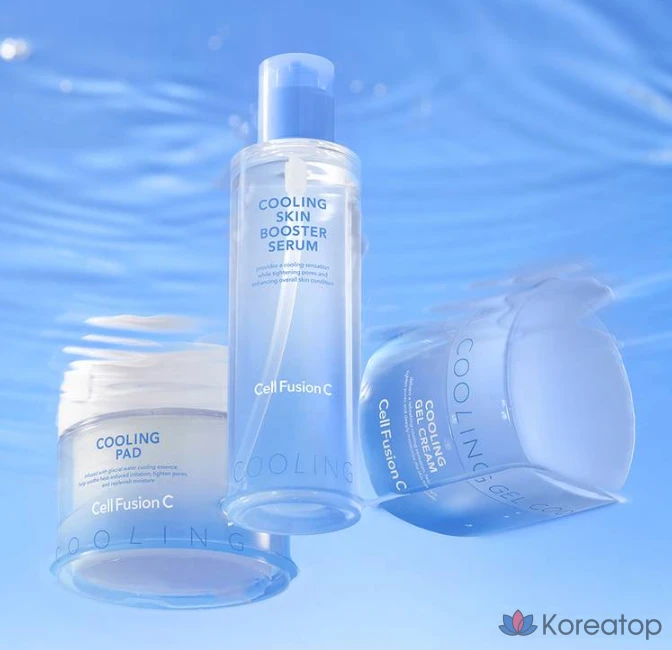 Набор из 3 средств: охлаждающая сыворотка для лица Cellfusion C, 1 шт.