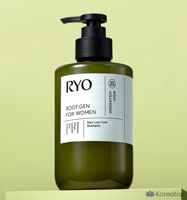 Шампунь Ryo Rootzen для лечения выпадения волос у женщин, 1 шт., 353 мл