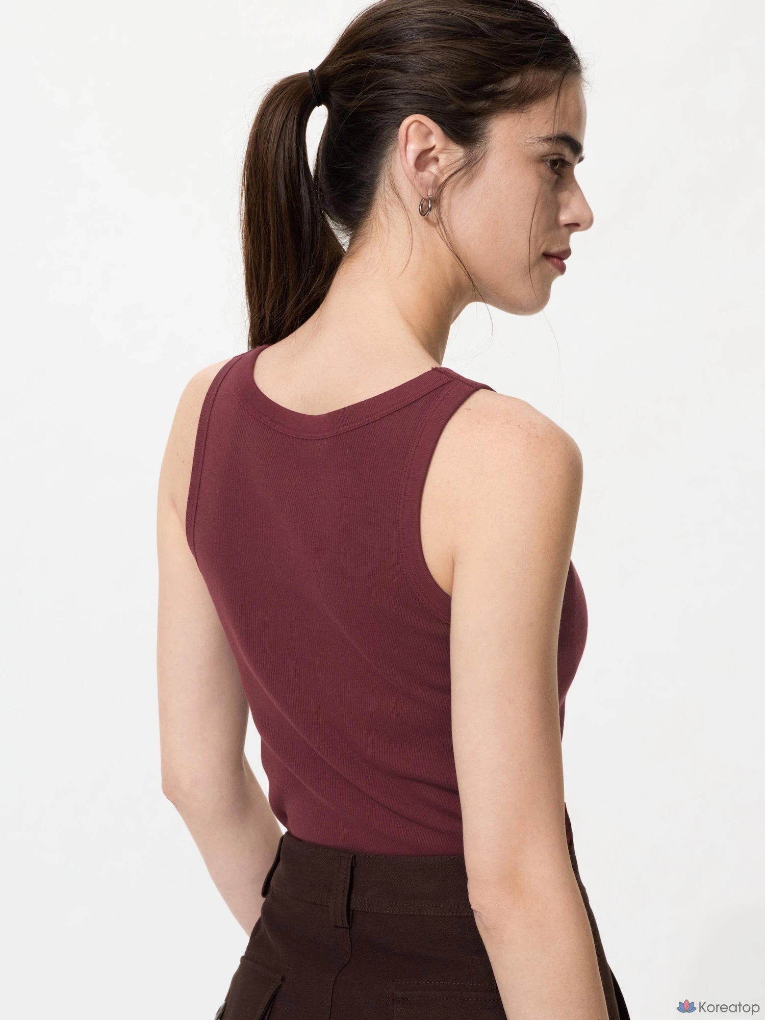 Бра-топ Uniqlo Rib Bra Top