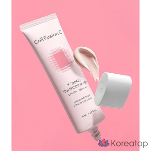 Cell Fusion C Солнцезащитный тонизирующий крем Toning Sunscreen 100 SPF 50+ PA++++, 50 мл