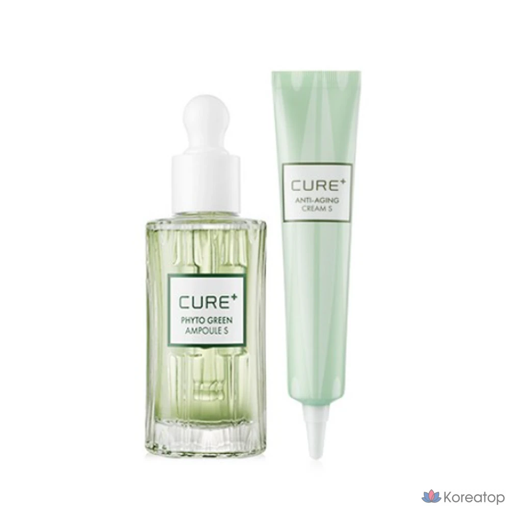 Ким Чон Мун, ампула KIM JEONG MOON Aloe Cure Phytogreen S 50 мл + антивозрастной крем S 30 г, 11 комплектов
