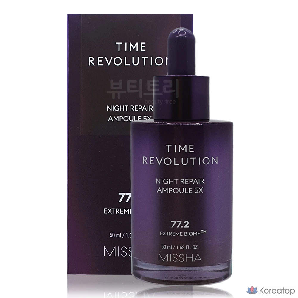 Missha Time Revolution Night Repair Ampoule 5X, 50 мл, 1 шт.