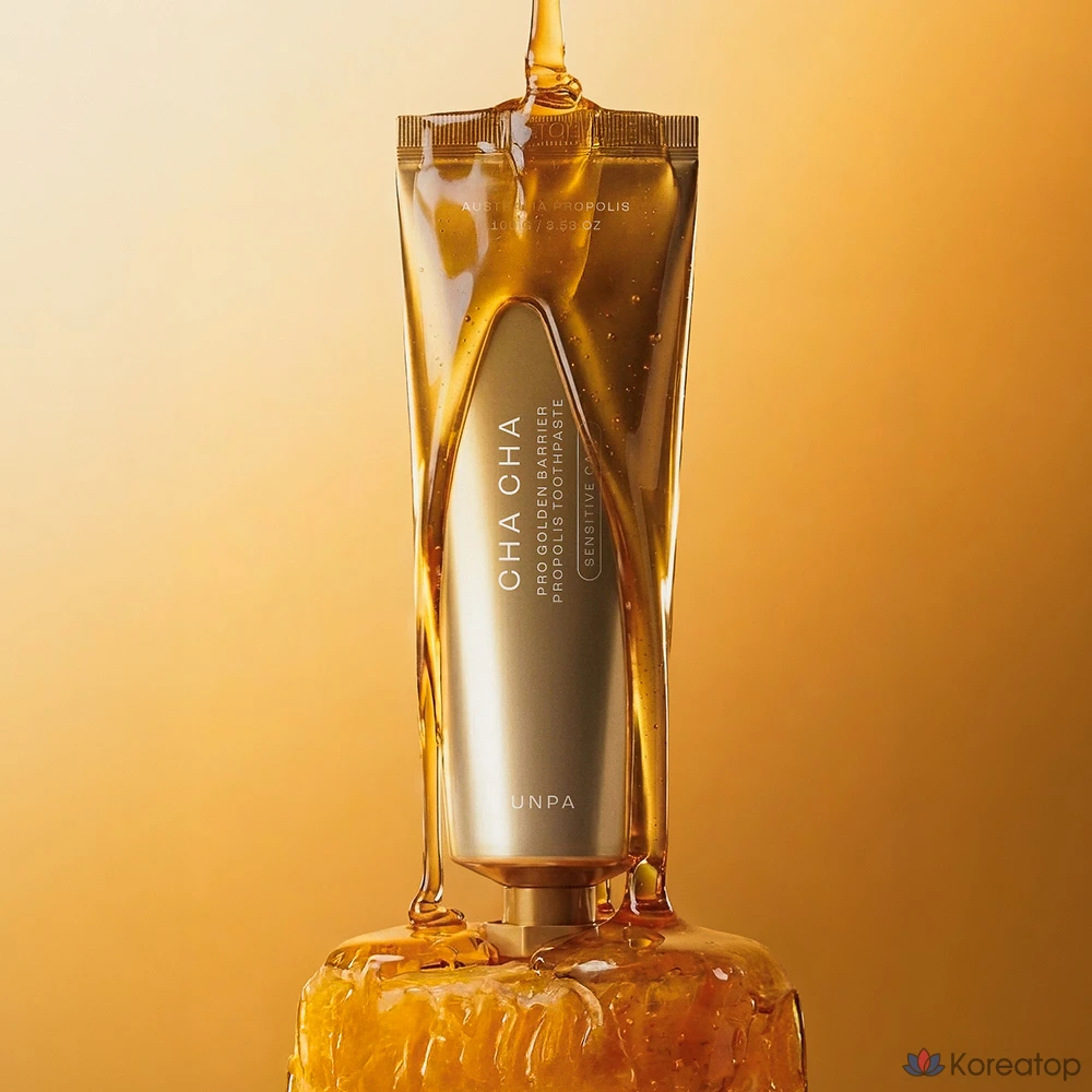 Зубная паста UNPA Cha Cha Pro Golden Barrier Propolis, 100 г, 1 шт.