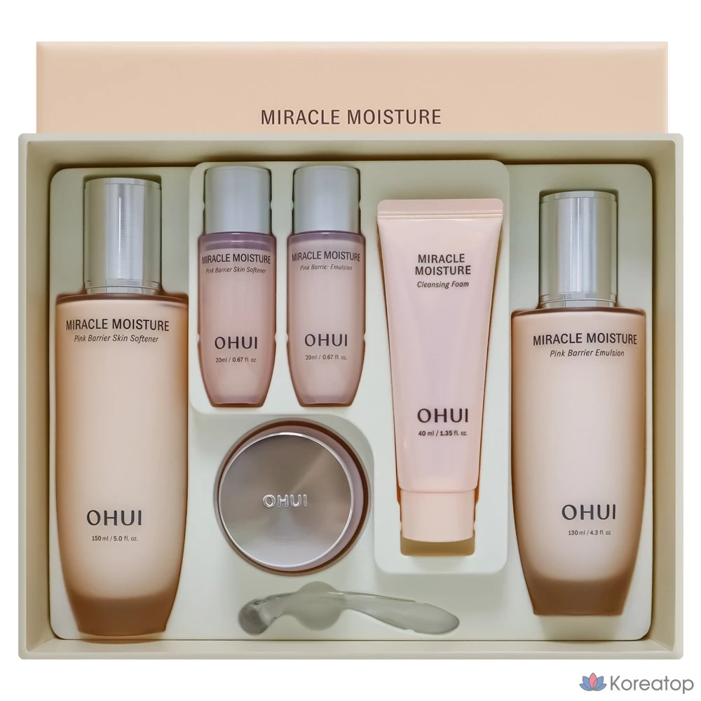 Набор для планирования Ohui Miracle Moisture Pink Barrier Basic из 3 предметов (1 комплект)