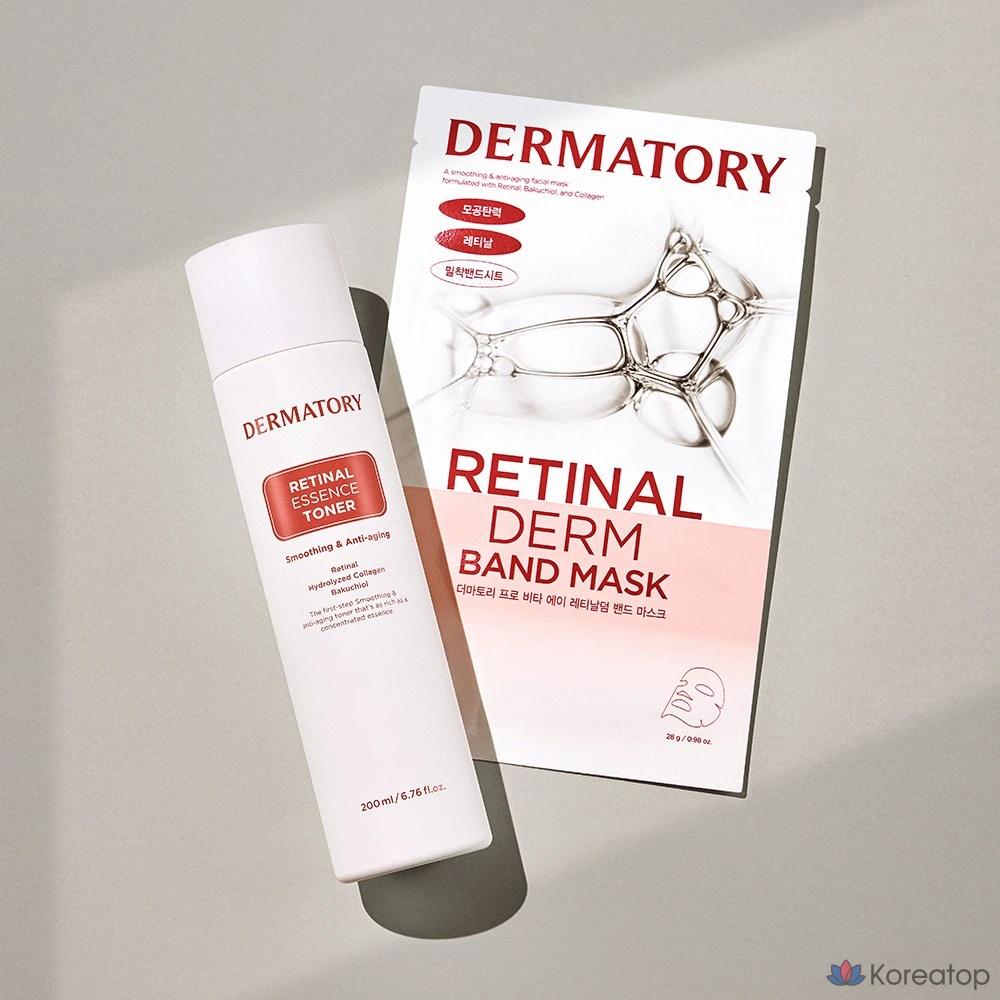 Тканевая маска для лица Dermatory Pore Elastic Retinal Derm Band Mask, 5 шт., фото 4