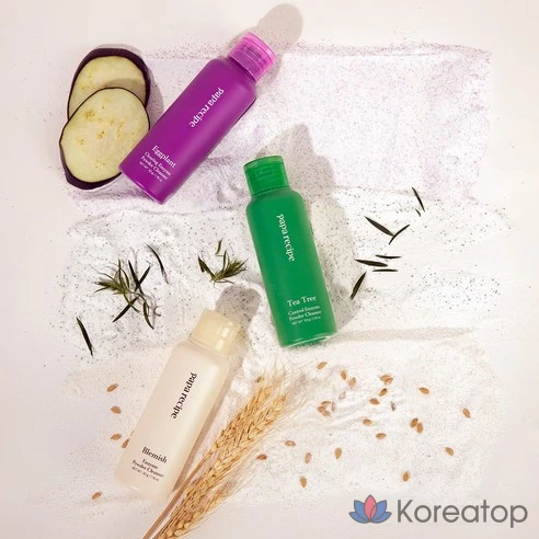 Очищающий порошок с ферментами для кожи от баклажанов Papa Recipe